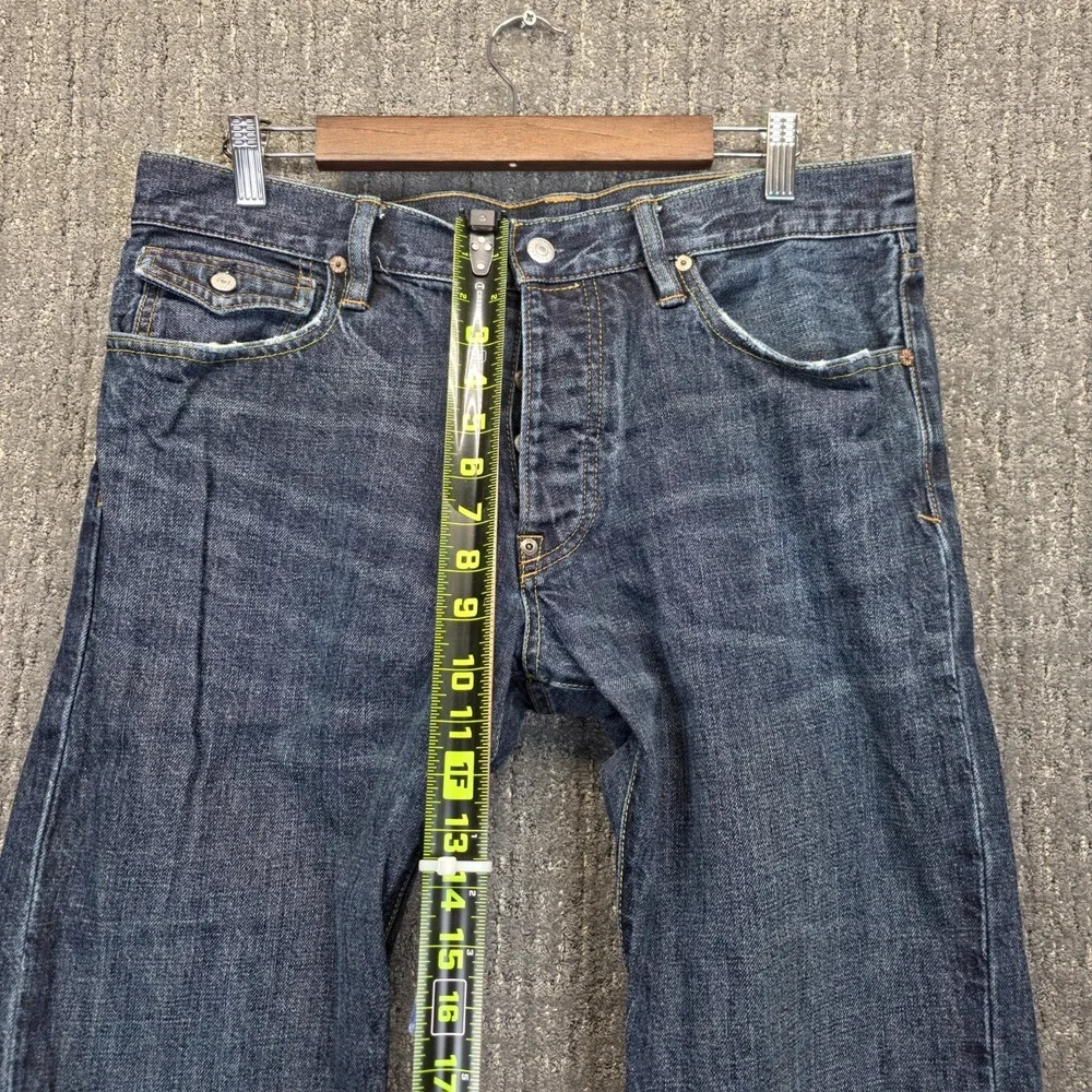 Polo Ralph Lauren Rockland 320 Jeans Men 34x34 Button Fly Distressed Flap Pocket